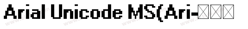 Arial Unicode MS(Ari字体转换